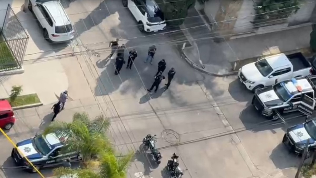 Policías emprendieron una persecución en la zona de Providencia en Guadalajara (Cortesía)