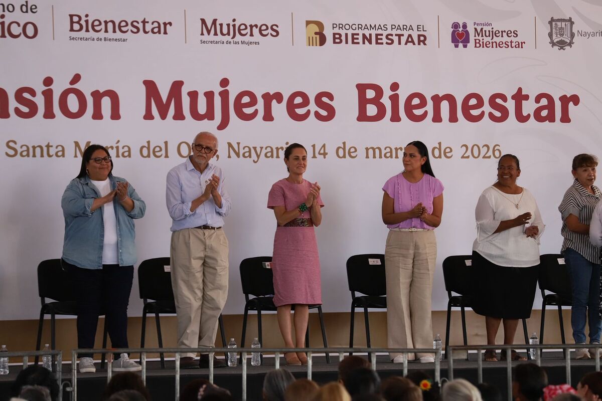 La Presidenta revisó el programa Pensión Mujeres Bienestar en Nayarit. | Octavio Hoyos