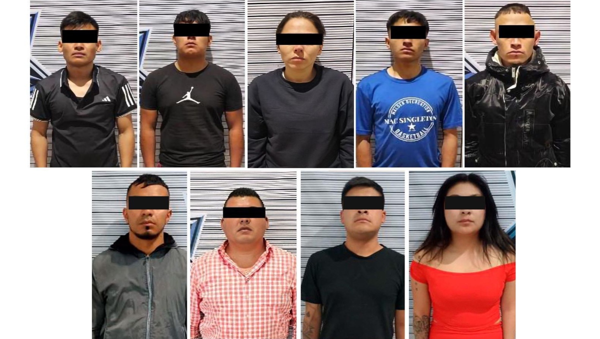 En Puebla, detienen a nueve de 'La Familia Michoacana' | Especial