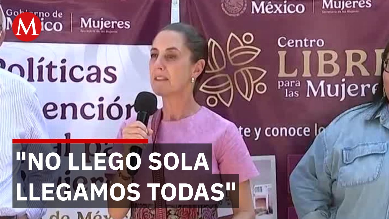 Claudia Sheinbaum inaugura el primer Centro Libre para Mujeres en Nayarit