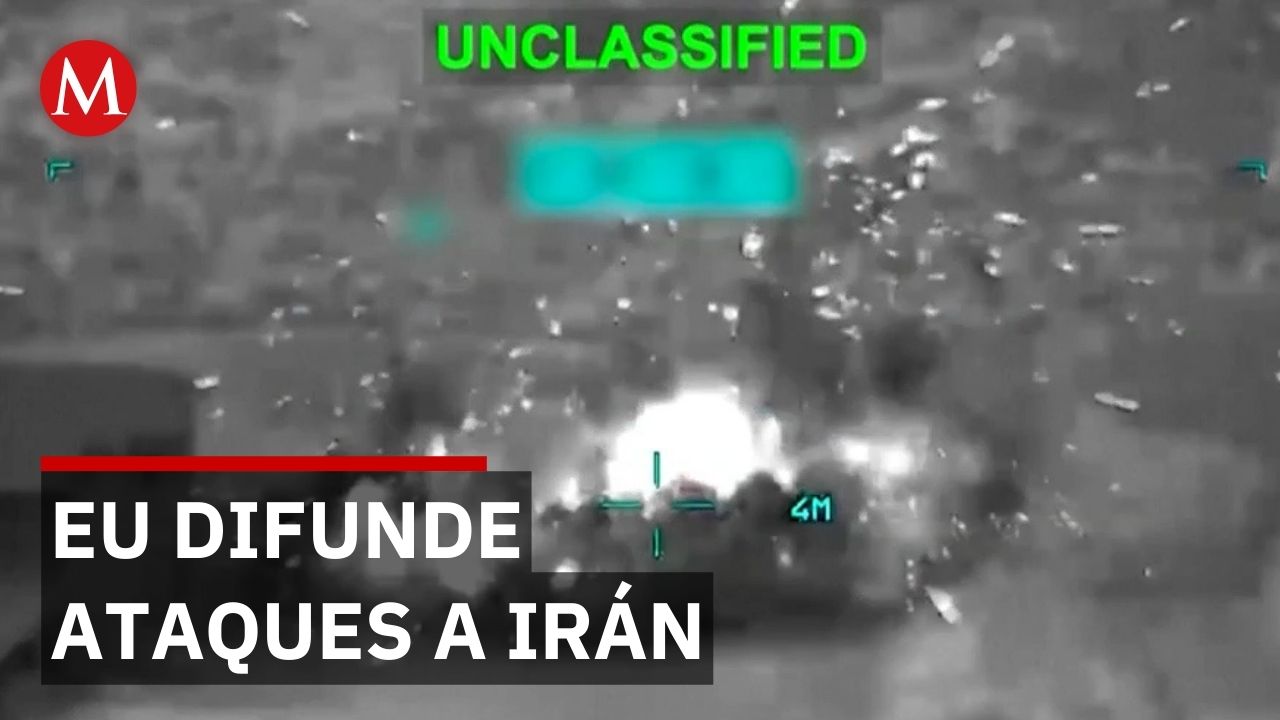 Comando Central de Estados Unidos publica video de ataques contra objetivos iraníes