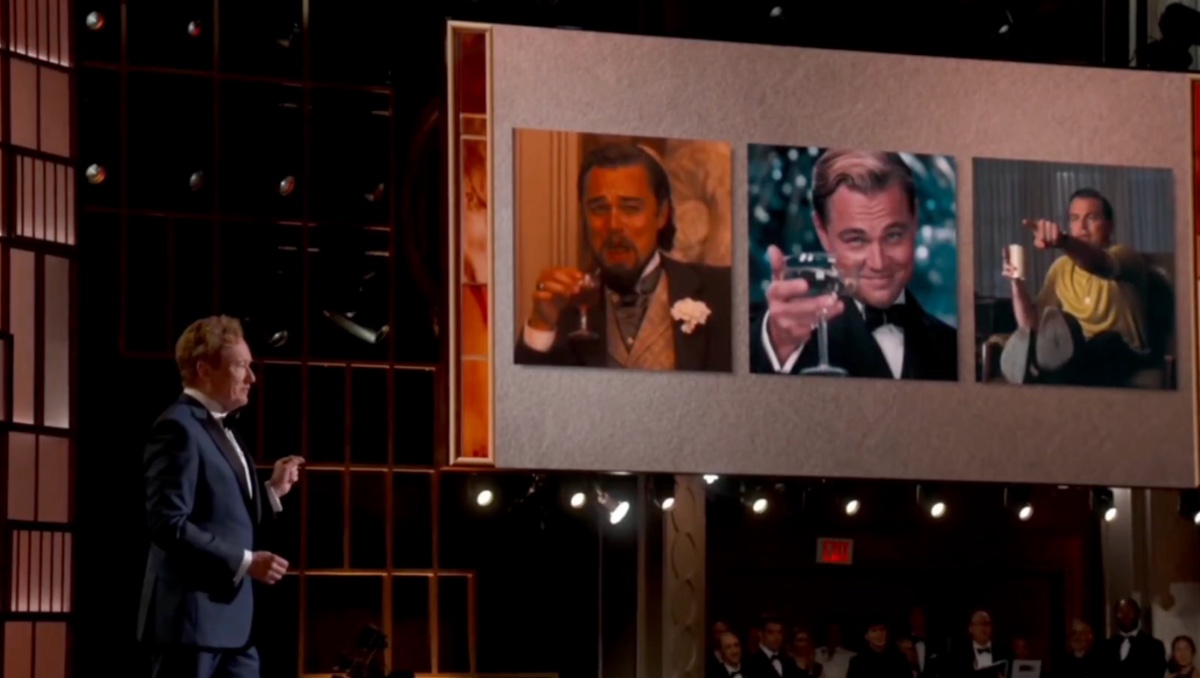 Conan O’Brien crea meme de Leonardo DiCaprio en Oscar 2026 | ESPECIAL