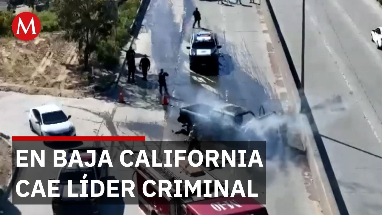 Detienen en Baja California a presunto líder del CJNG por quema de vehículos