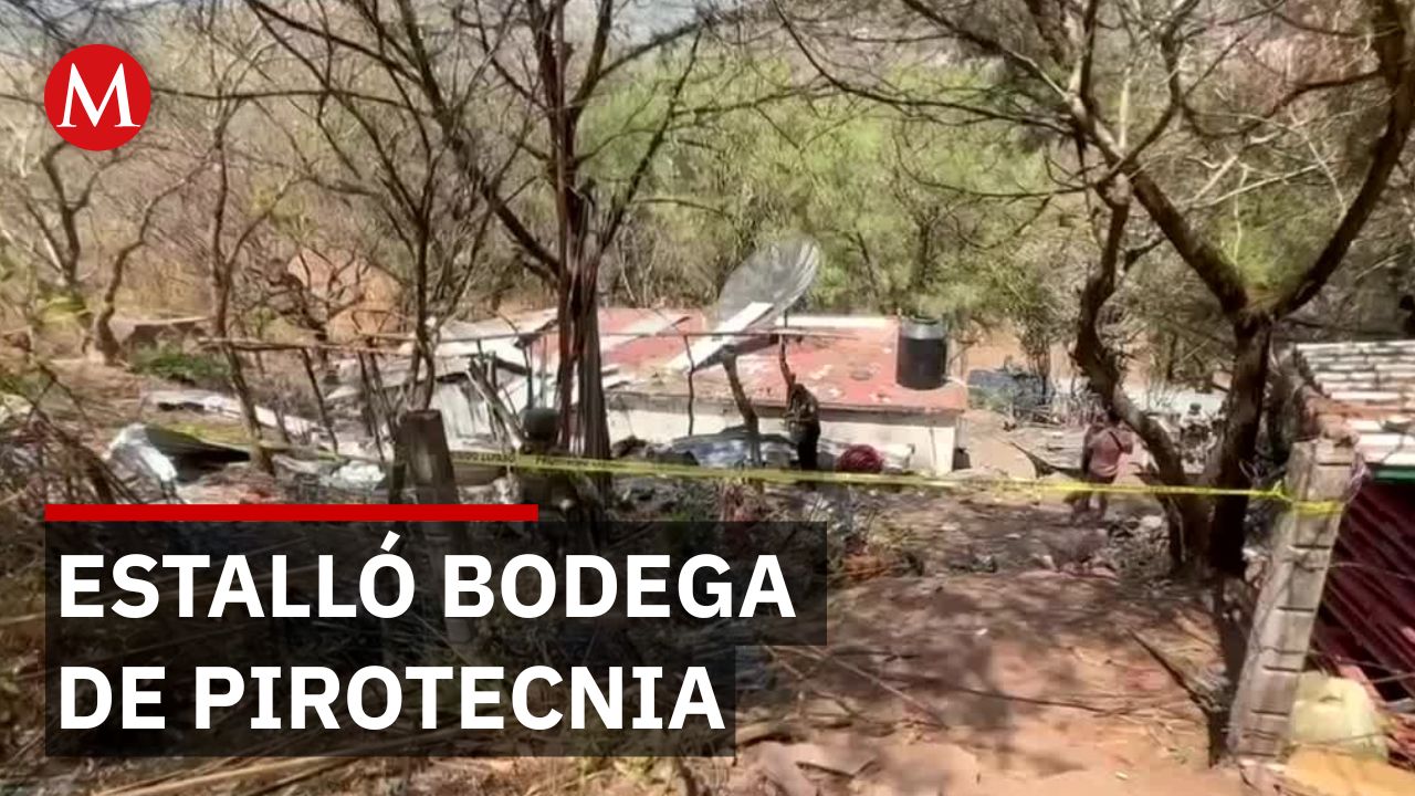 Explosión de polvorín en Taxco deja tres lesionados y un hombre con quemaduras graves