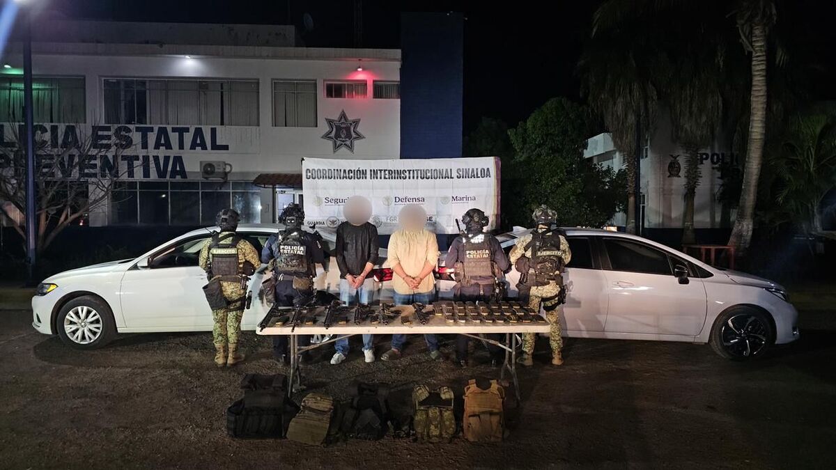 Los hombres y lo asegurado fueron puestos a disposición de las autoridades correspondientes. | Foto: Especial