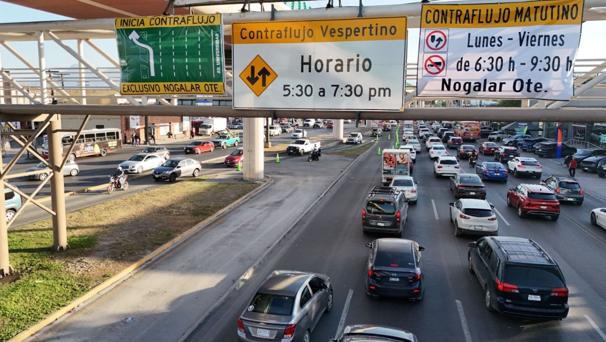 Se instaló señalización horizontal, vertical, semáforos y pintura para el contraflujo | Pedro Delgado