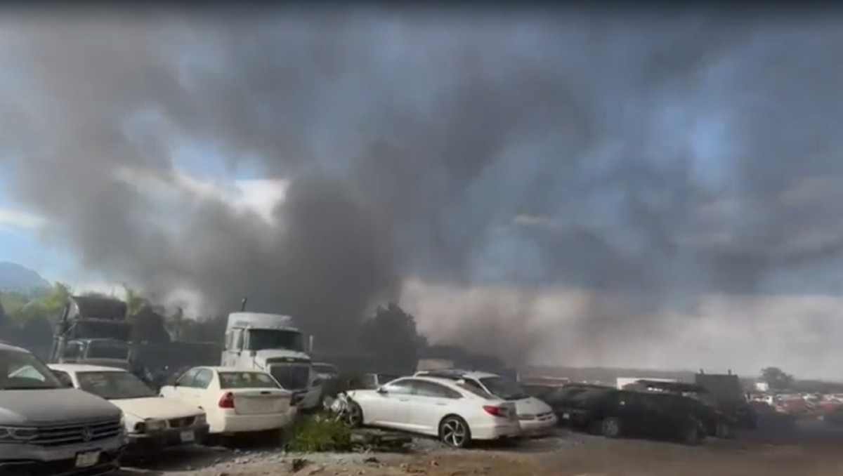 El reporte movilizó a corporaciones a la Carretera a San Marcos. Foto: Especial