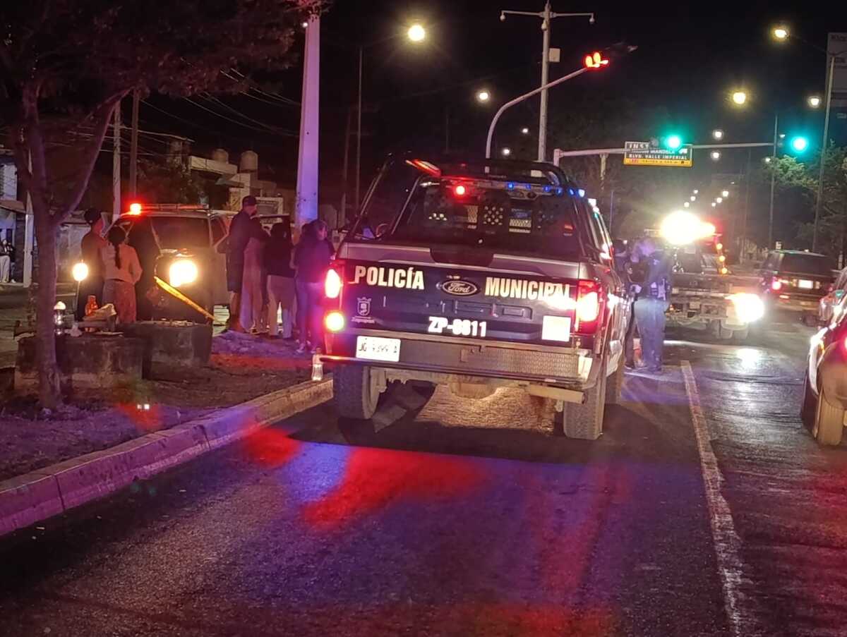El accidente ocurrió sobre la avenida Juan Gil Preciado. (Vicente Torres)