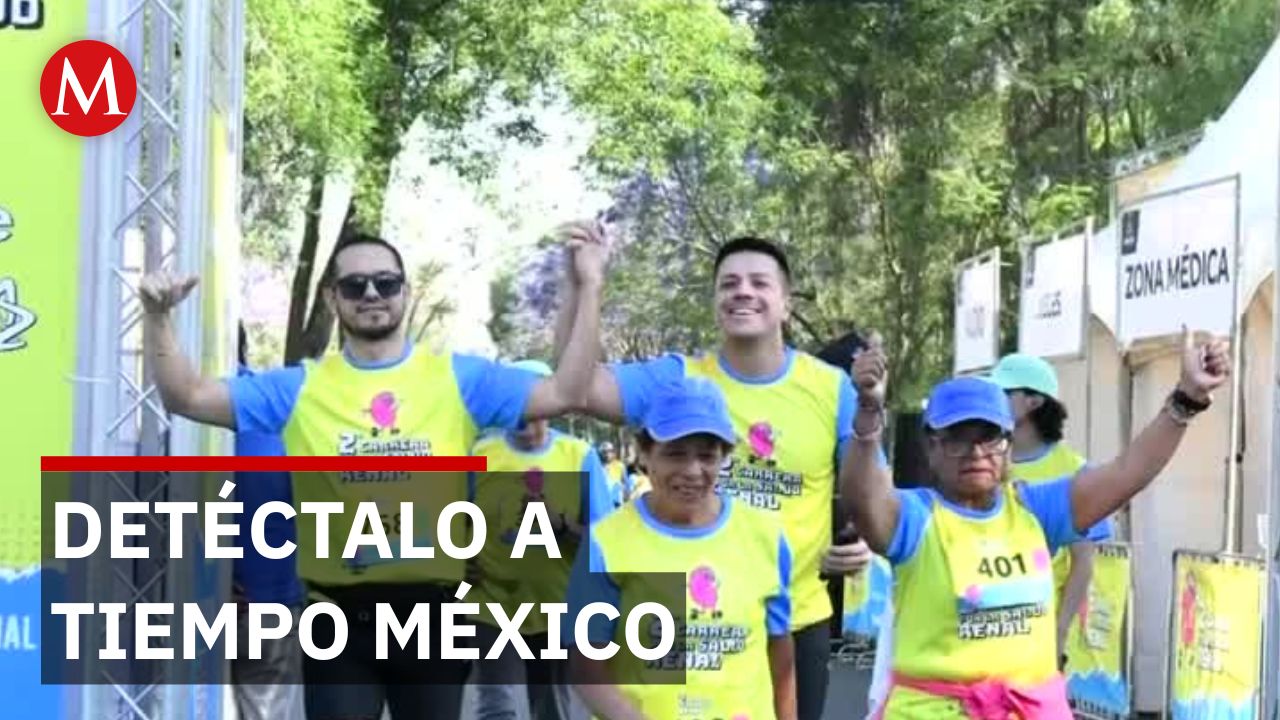 Carrera por la Salud Renal en CdMx busca concientizar sobre el cuidado médico