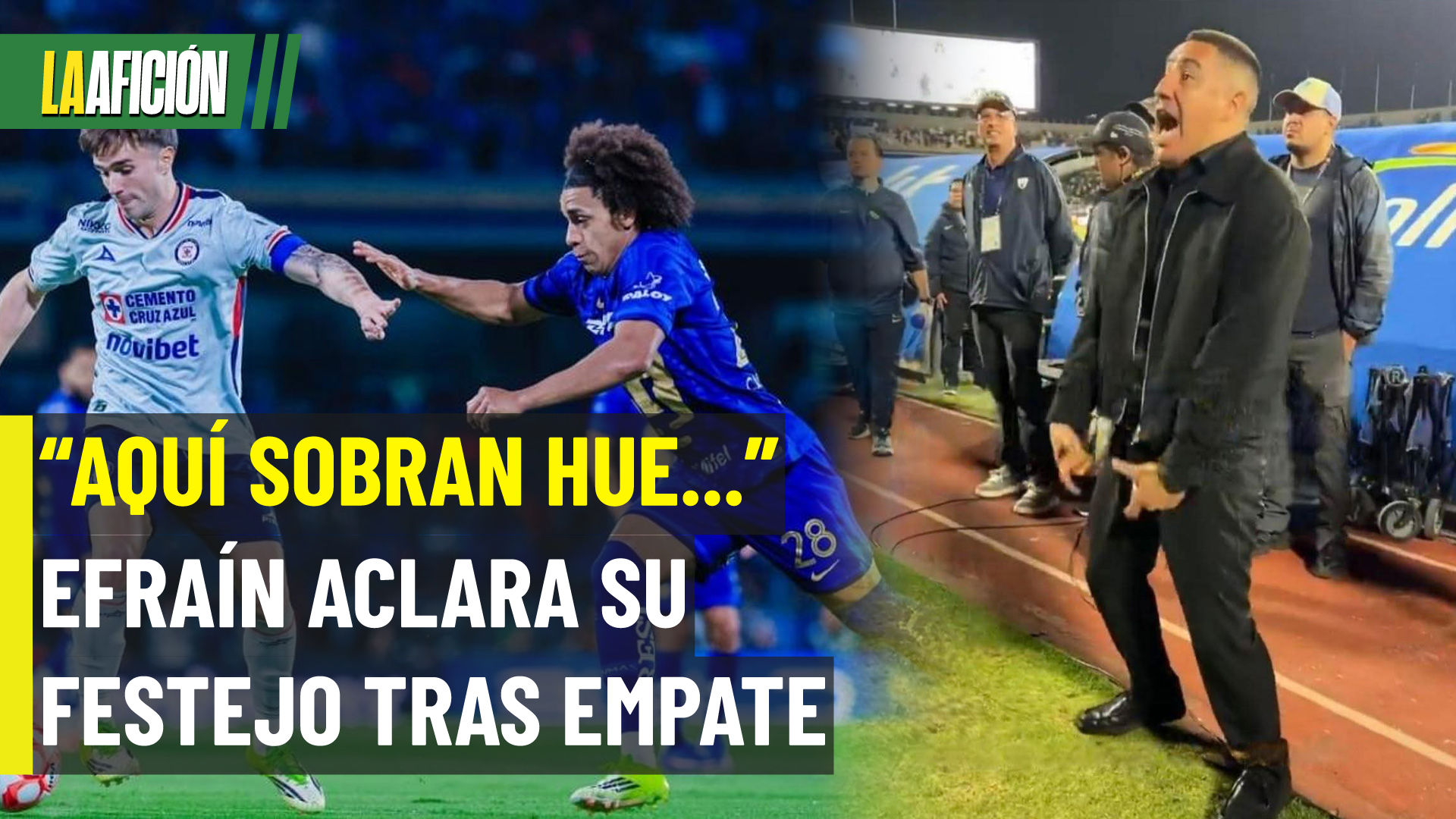 "En este club sobran hue...": Efraín Juárez tras empate de Pumas con Cruz Azul