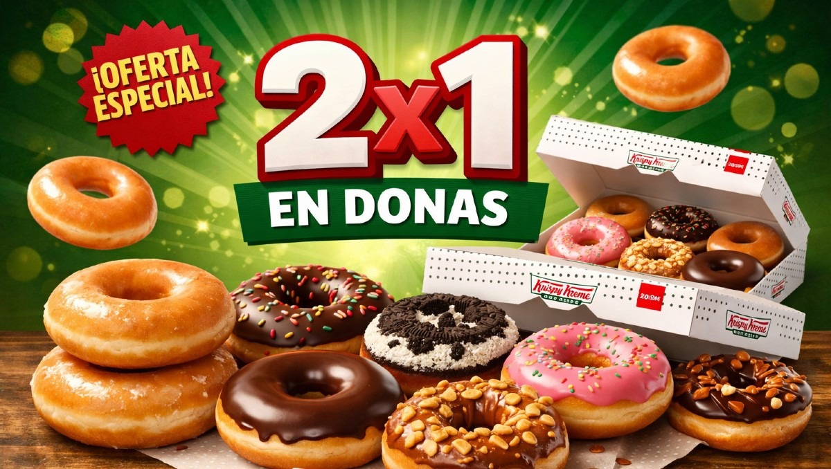 Donas al 2x1 en Krispy Kreme | IA DISCOVER