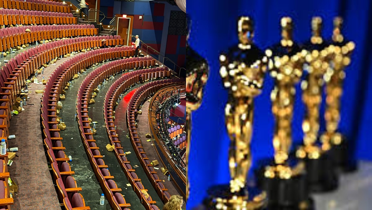 Escándalo tras los Oscar por imagen del Dolby Theatre lleno de basura | ESPECIAL