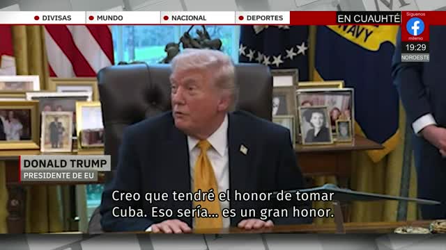 Sería un gran honor tomar la isla de Cuba: Donald Trump | Elisa Alanís, 16 de marzo de 2026
