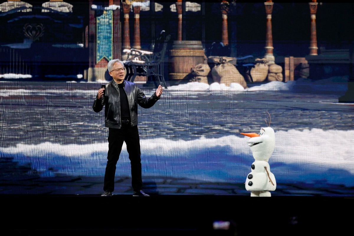 Jensen Huang, socio fundador, presidente y director ejecutivo de Nvidia. | Foto: AFP