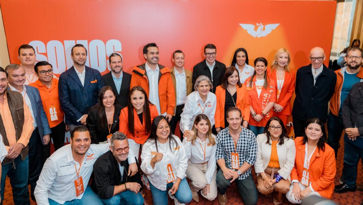 El líder del partido aseguró que MC está por arriba de las preferencias. Foto: Especial