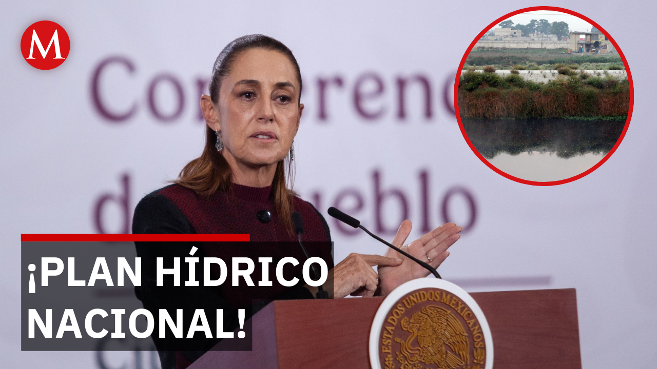 Sheinbaum anuncia plan de saneamiento de ríos estratégicos en México