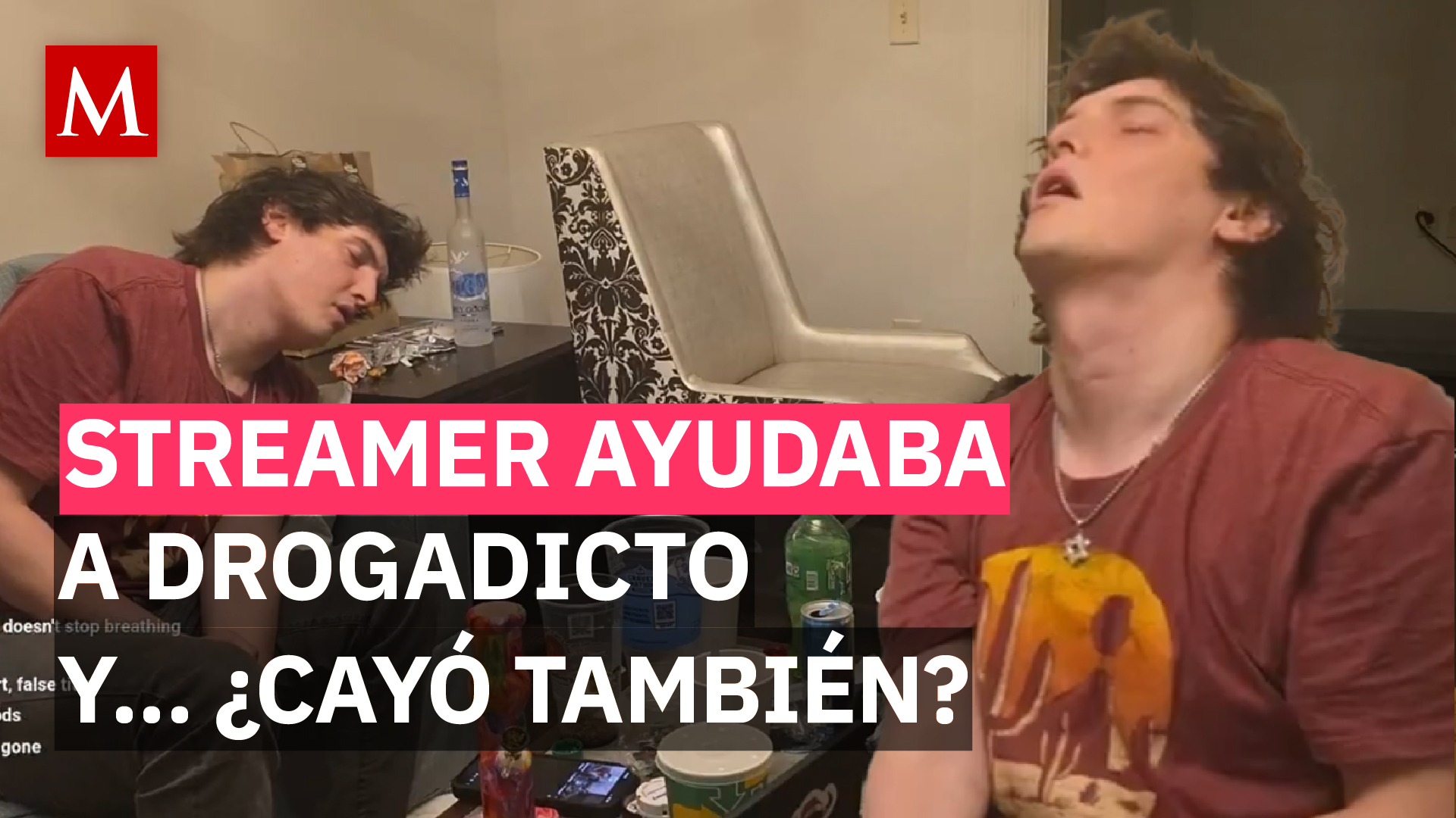 Streamer quiso ayudar a un adicto… y terminó en una polémica en internet