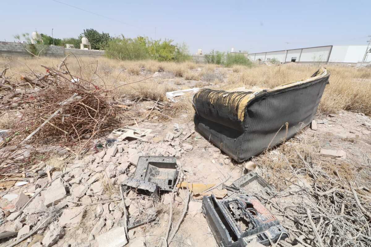 Tiradero clandestino en Torreón. | Verónica Rivera