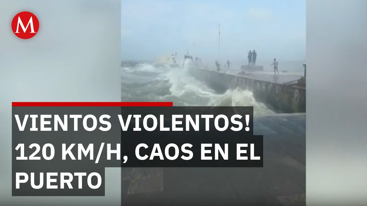 Vientos de 120 km/h y granizadas: El impacto extremo del Frente Frío 41 en Veracruz