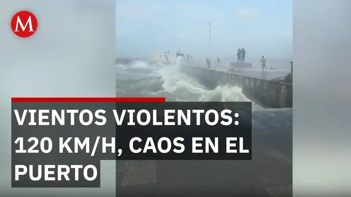 Vientos de 120 km/h y granizadas: El impacto extremo del Frente Frío 41 en Veracruz