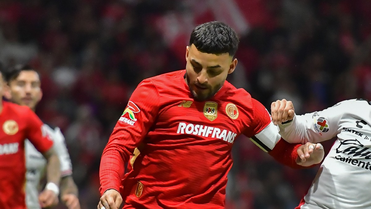 Alexis Vega, jugador del Toluca (Imago7)
