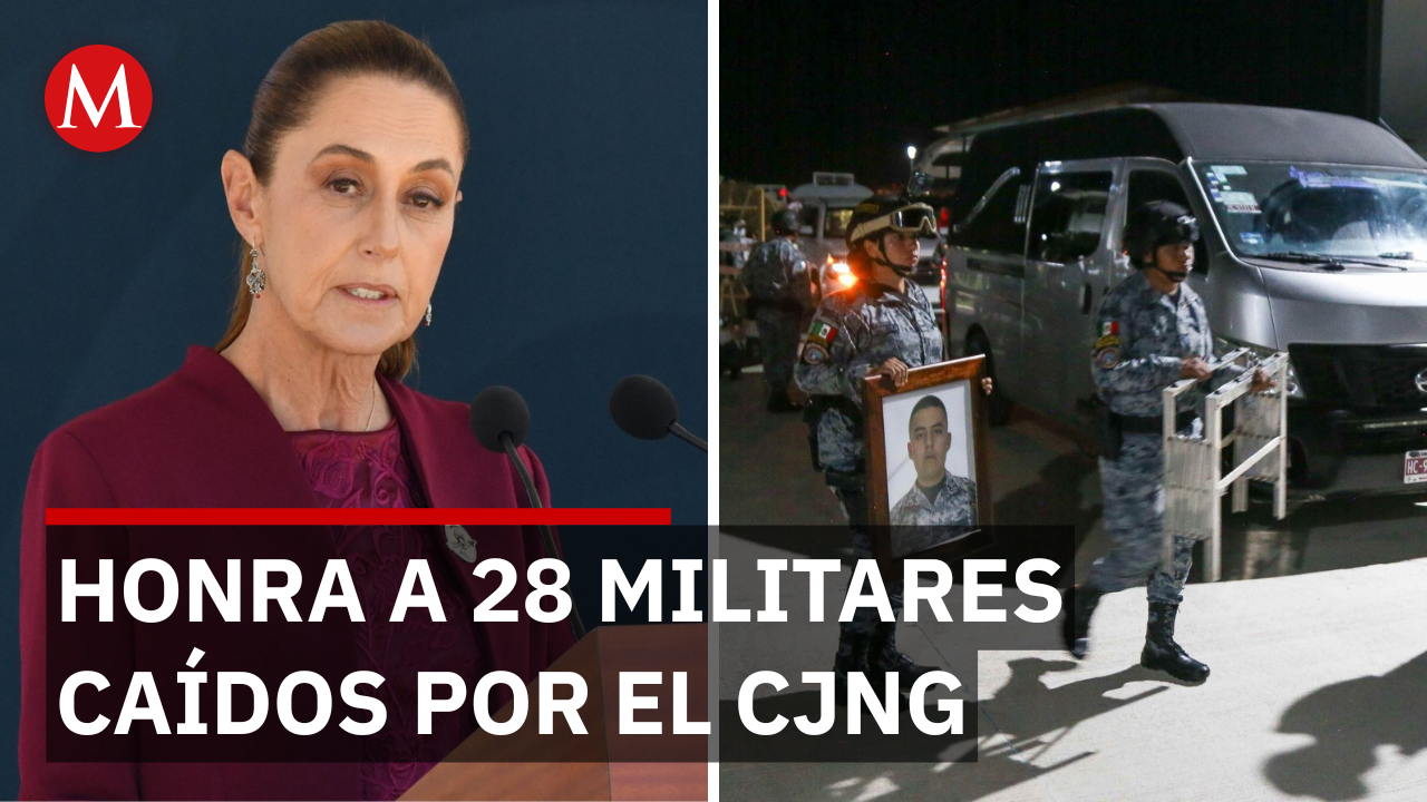 Habrá apoyo económico a familias de militares caídos contra 'El Mencho'