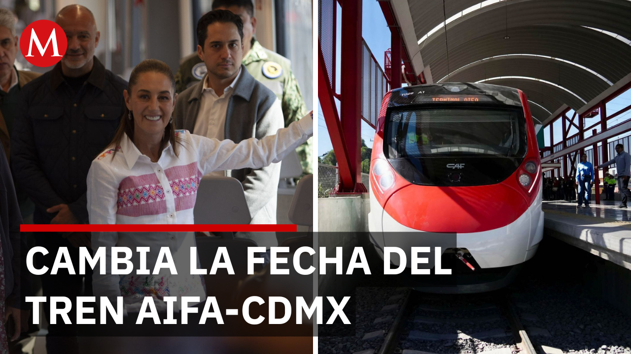 ¡Apunta la fecha! Sheinbaum revela el día exacto del Tren AIFA-CdMx