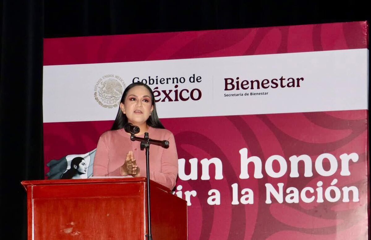 Ariadna Montiel, secretaria de Bienestar. | Especial