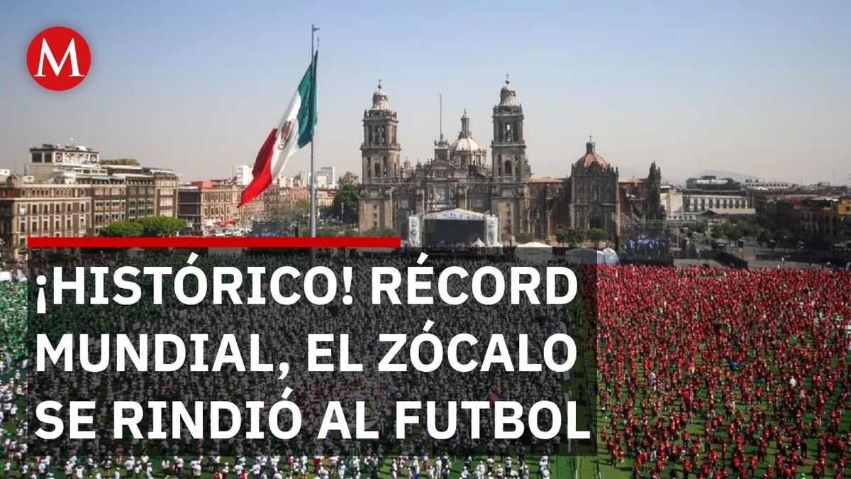 CDMX hace historia: Así se vivió la Mega Clase de Fútbol que rompió el Récord Guinness