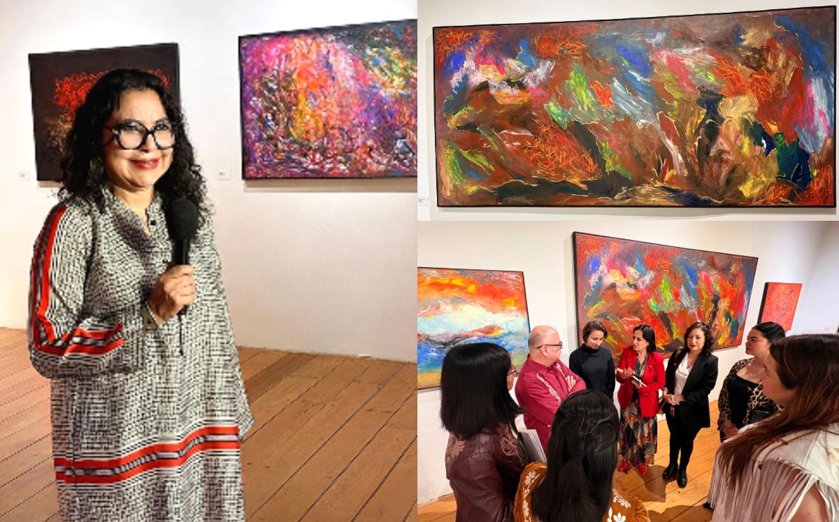 La colección el resultado de 25 años de investigación pictórica de la mantense, Margarita Morales. | Gobierno de Tamaulipas