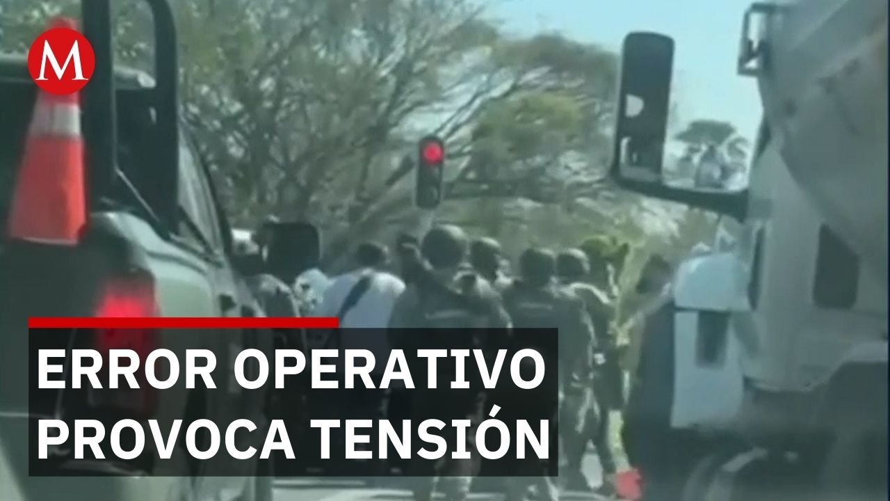 Confusión entre Ejército y Fiscalía en Colima provoca conato de enfrentamiento