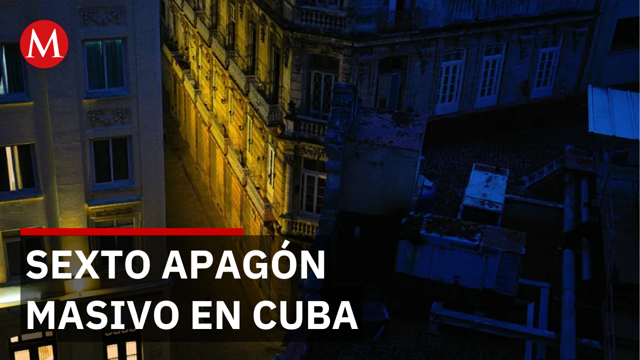Cuba a oscuras: Sexto apagón masivo en menos de seis meses