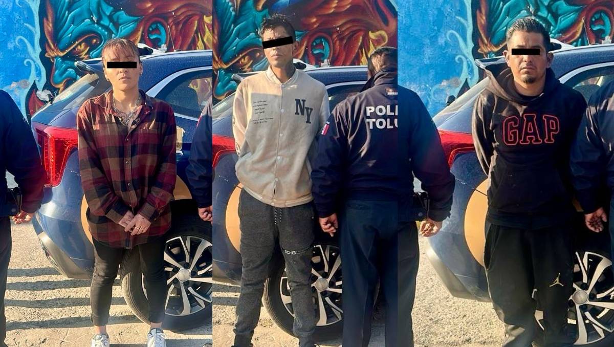 Detuvieron a Antonia 'N', Hilario 'N' y Arturo César 'N', a quienes se les aseguró un proyector y bocinas. Especial