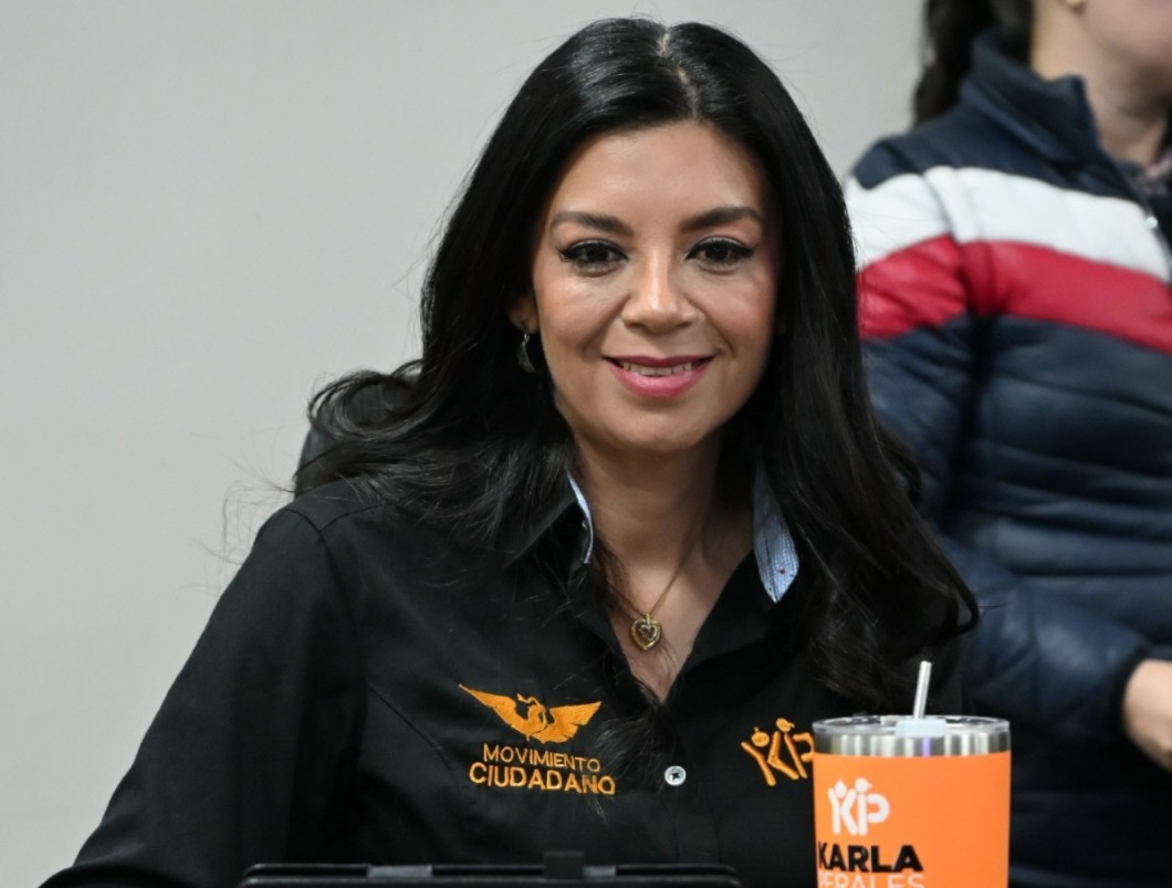 Diputada de MC, Karla Perales. (Cortesía)