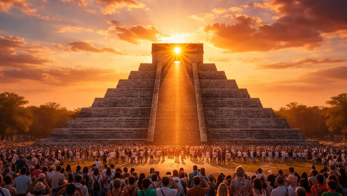 El equinoccio de Primavera puede recibirse en Chichén Itzá | IA Discover