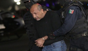 Servando Gómez Martínez, La Tuta, tras su captura en 2015