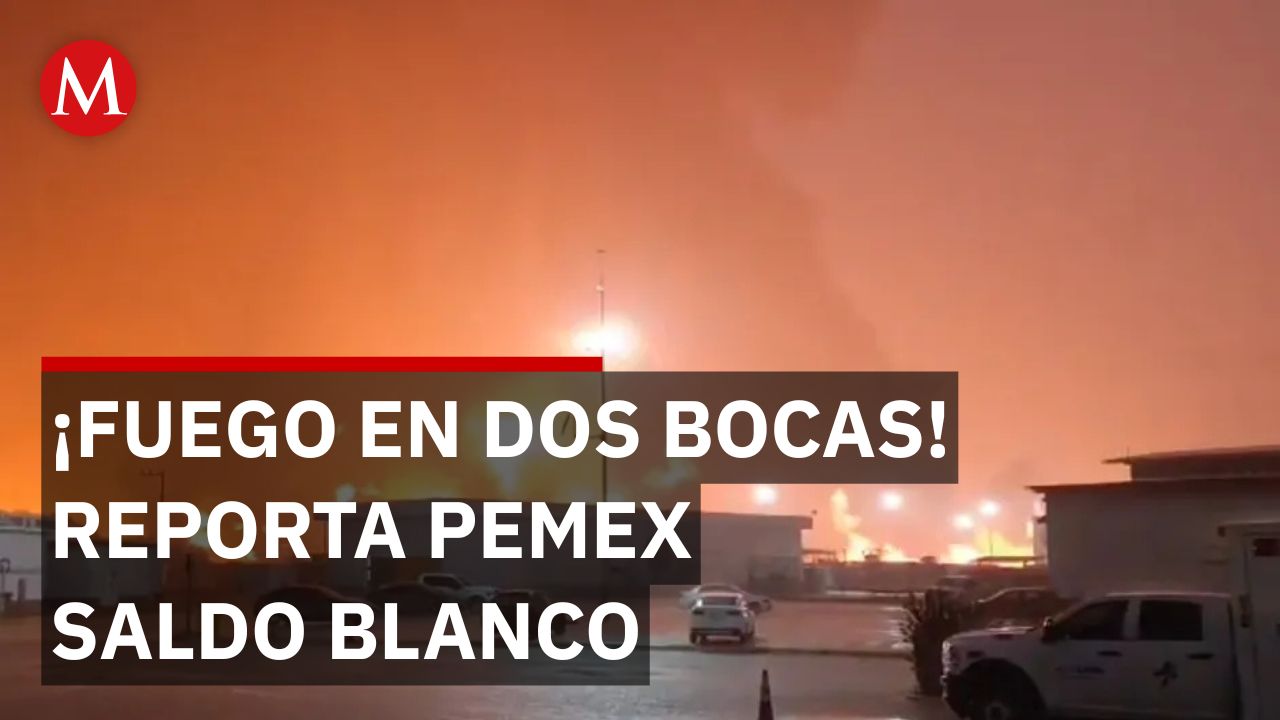 Incendio cerca de Refinería Dos Bocas: Pemex reporta control total y sin daños