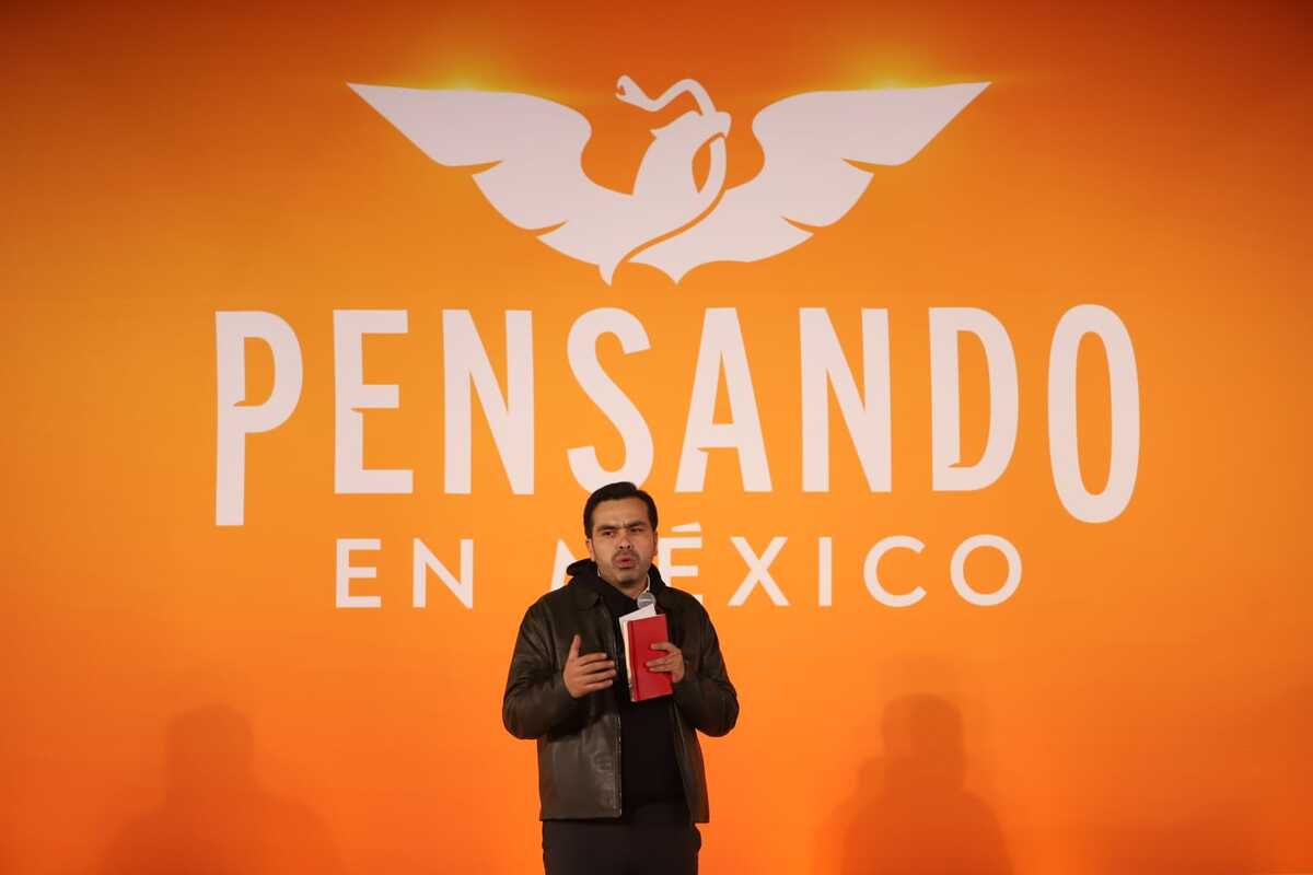 Jorge Álvarez Máynez encabezó la presentación del Consejo Consultivo de Movimiento Ciudadano. | Javier Ríos