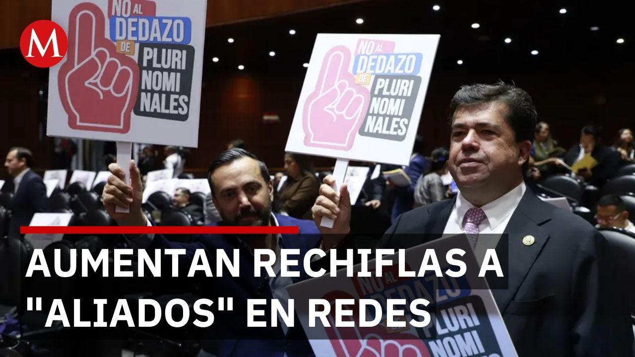 Lanzan "jitomatazos digitales" a PVEM y PT tras bloquear reforma electoral | MilenIA