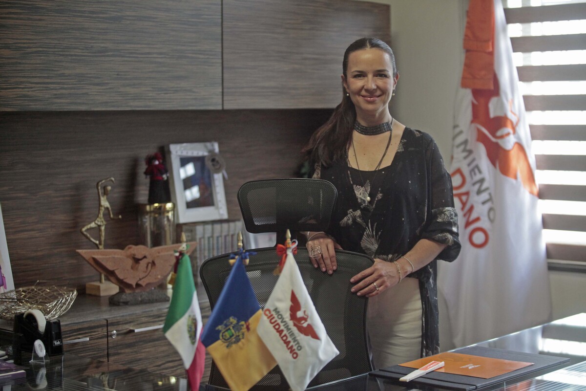 Mirza Flores justificó la postura de su partido basándose en la percepción ciudadana. (MILENIO)