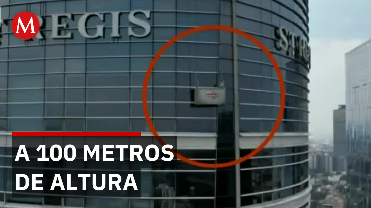 Rescatan a trabajador en el Hotel St. Regis de Reforma, CdMx