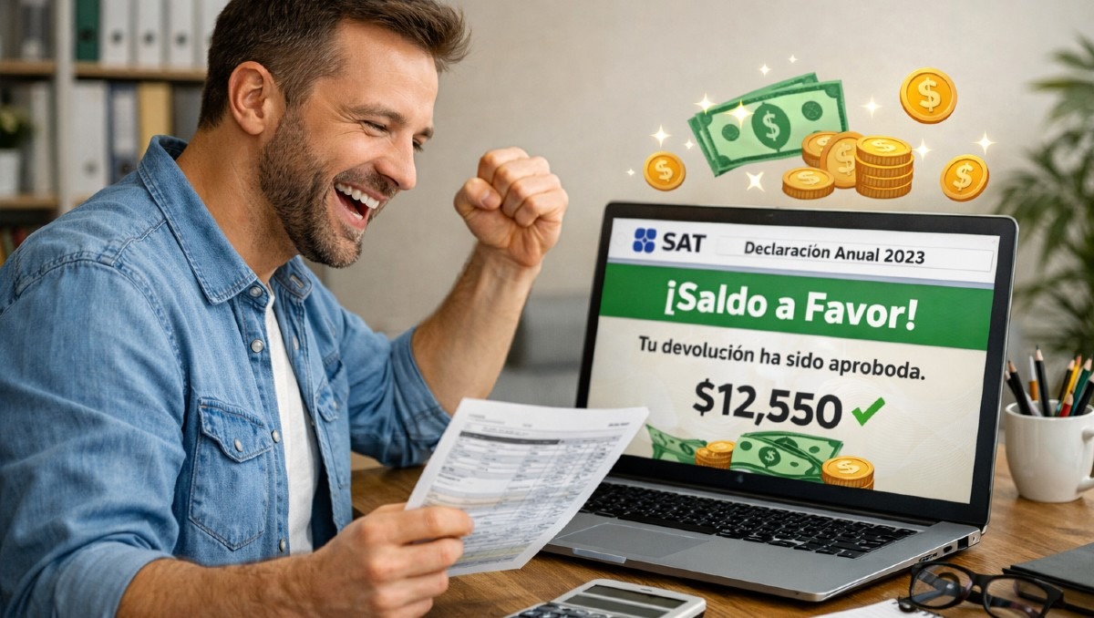 El SAT devuelve un saldo a favor tras la declaración anual en ciertos casos | IA Discover Milenio