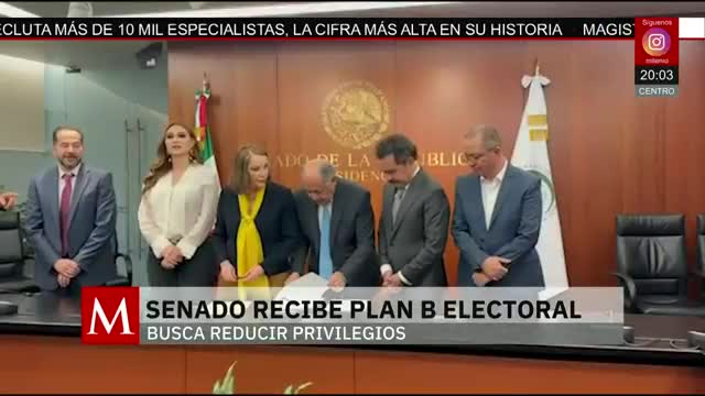 El Senado recibió el Plan B electoral de Sheinbaum | Pedro Gamboa, 17 de marzo de 2026