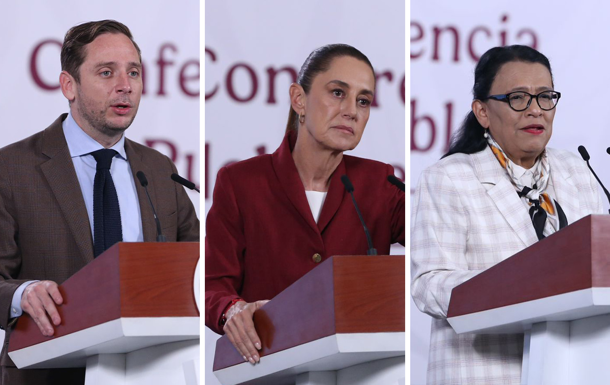 Sheinbaum inicia conferencia matutina desde Palacio Nacional. | Foto: Especial