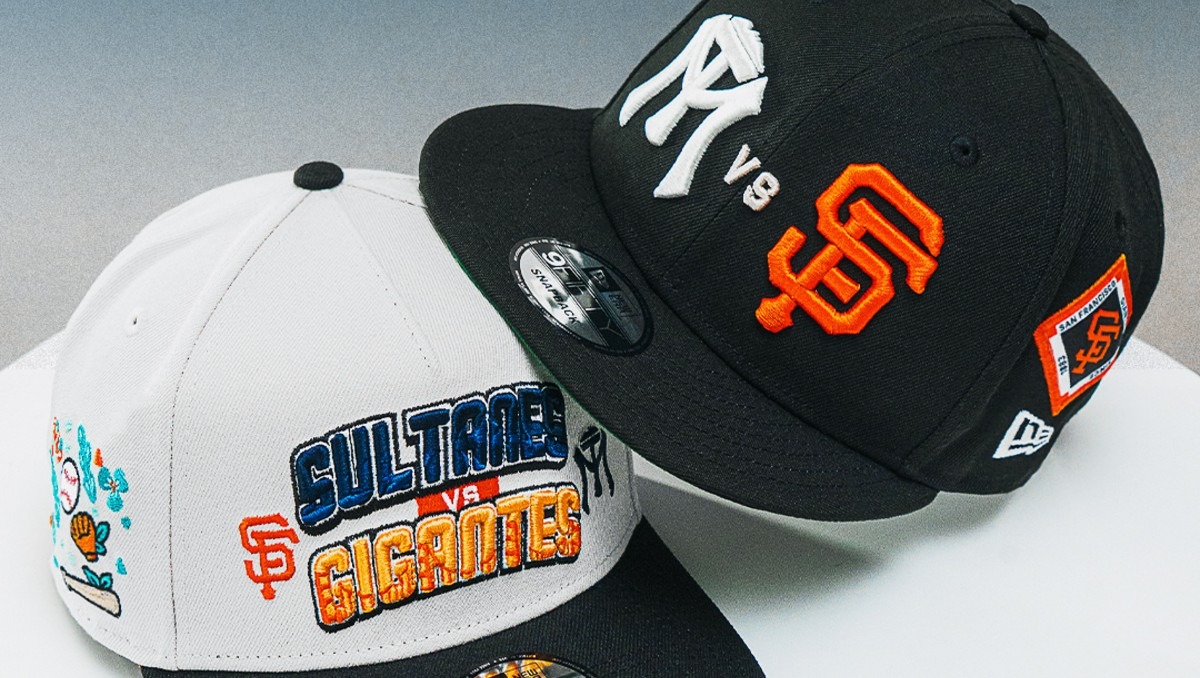 Ya está a la venta la merch oficial de los Sultanes vs Giants (X @NewEraMX)