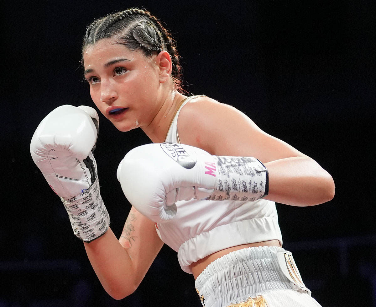 Camila Zamorano Peleando. Foto: Ismael García