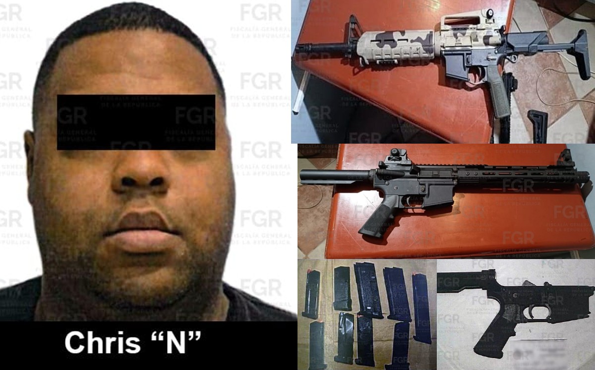 Chris "N" fue sentenciado a prisión por introducción ilícita de armamento.