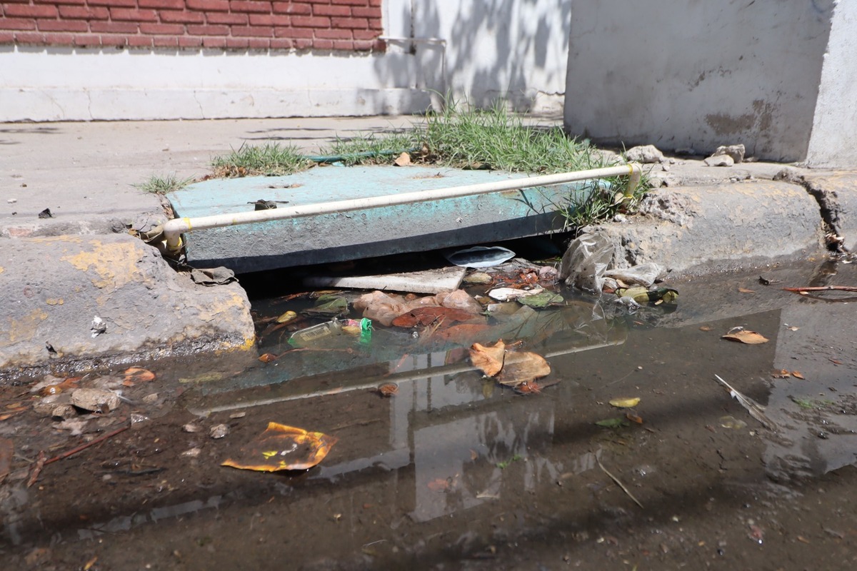 Drenaje en Gómez Palacio. | Verónica Rivera