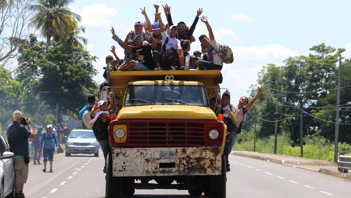 Los extranjeros que atraviesan territorio mexicano provienen de Venezuela, Guatemala y Belice. | Jorge Carballo