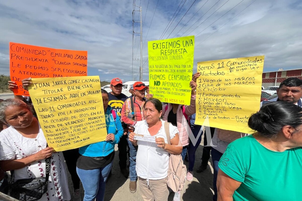 Familias afectadas por inundaciones en Veracruz, reclaman no hay apoyo. Foto: Yazmín Sánchez
